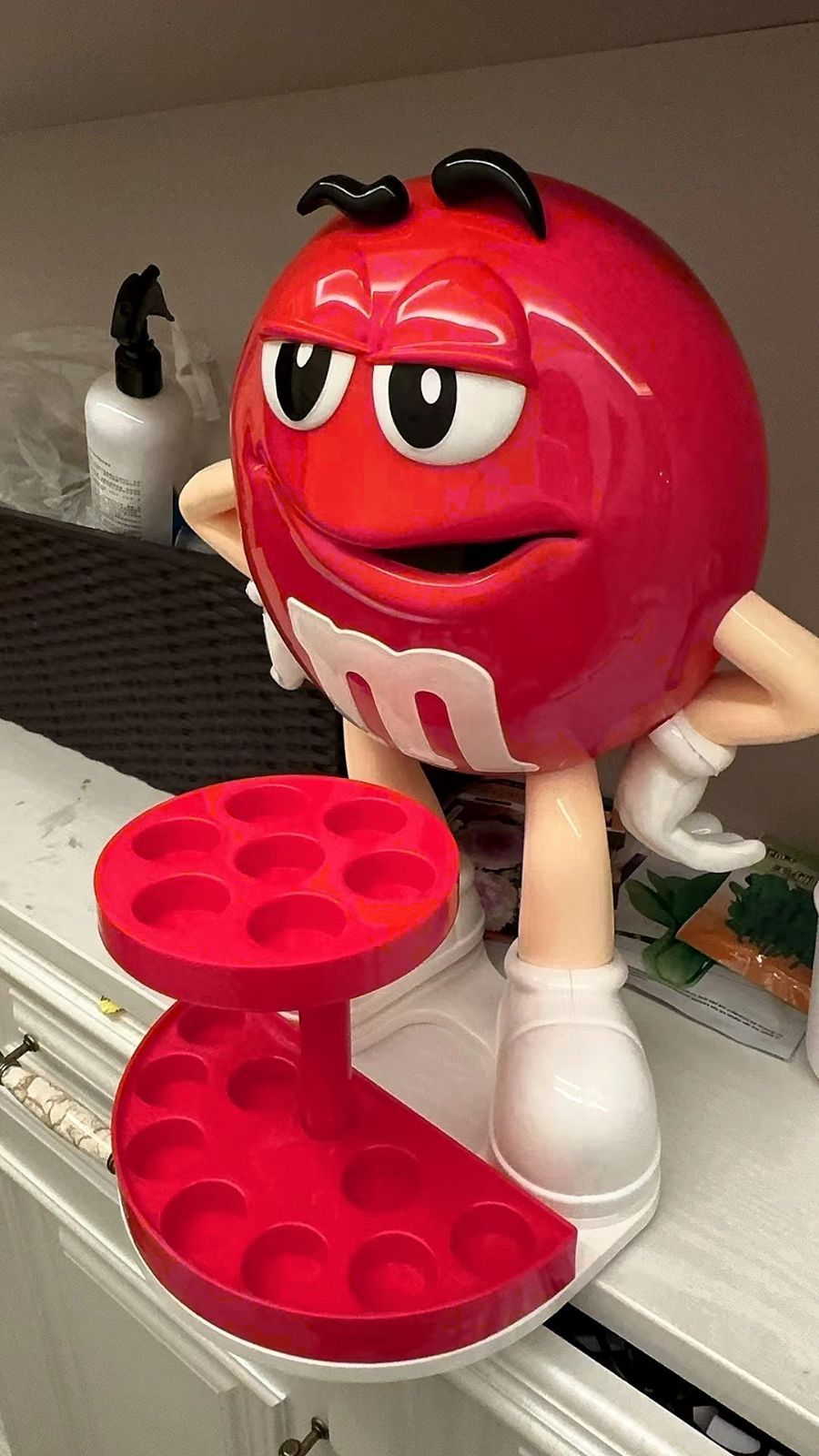 Amazon.co.jp: m&m's 赤色 ディスペンサー フィギュア 置物