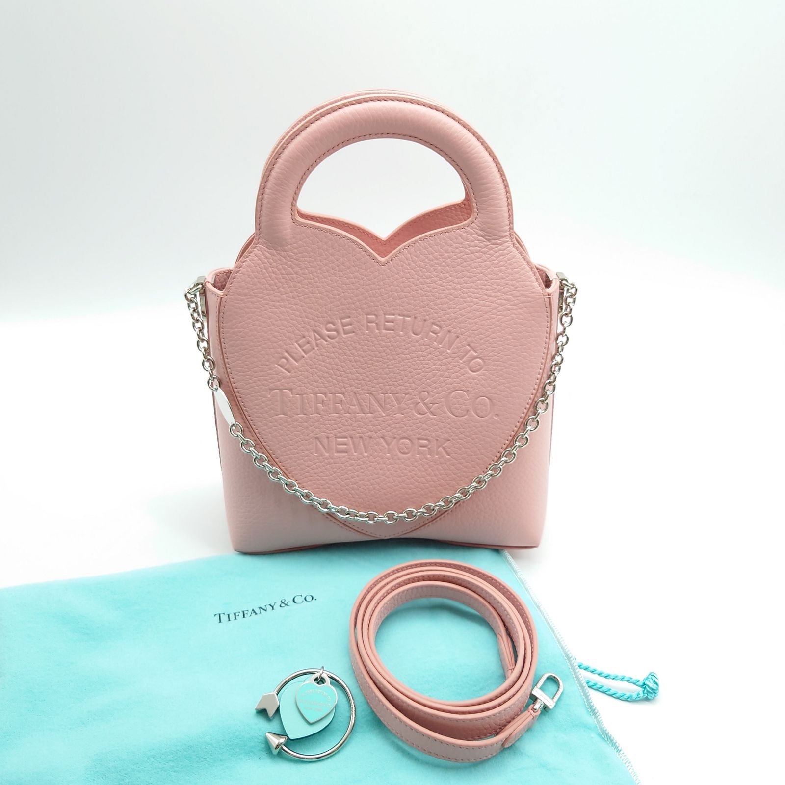 Tiffany & Co. ハート型レザー バッグ