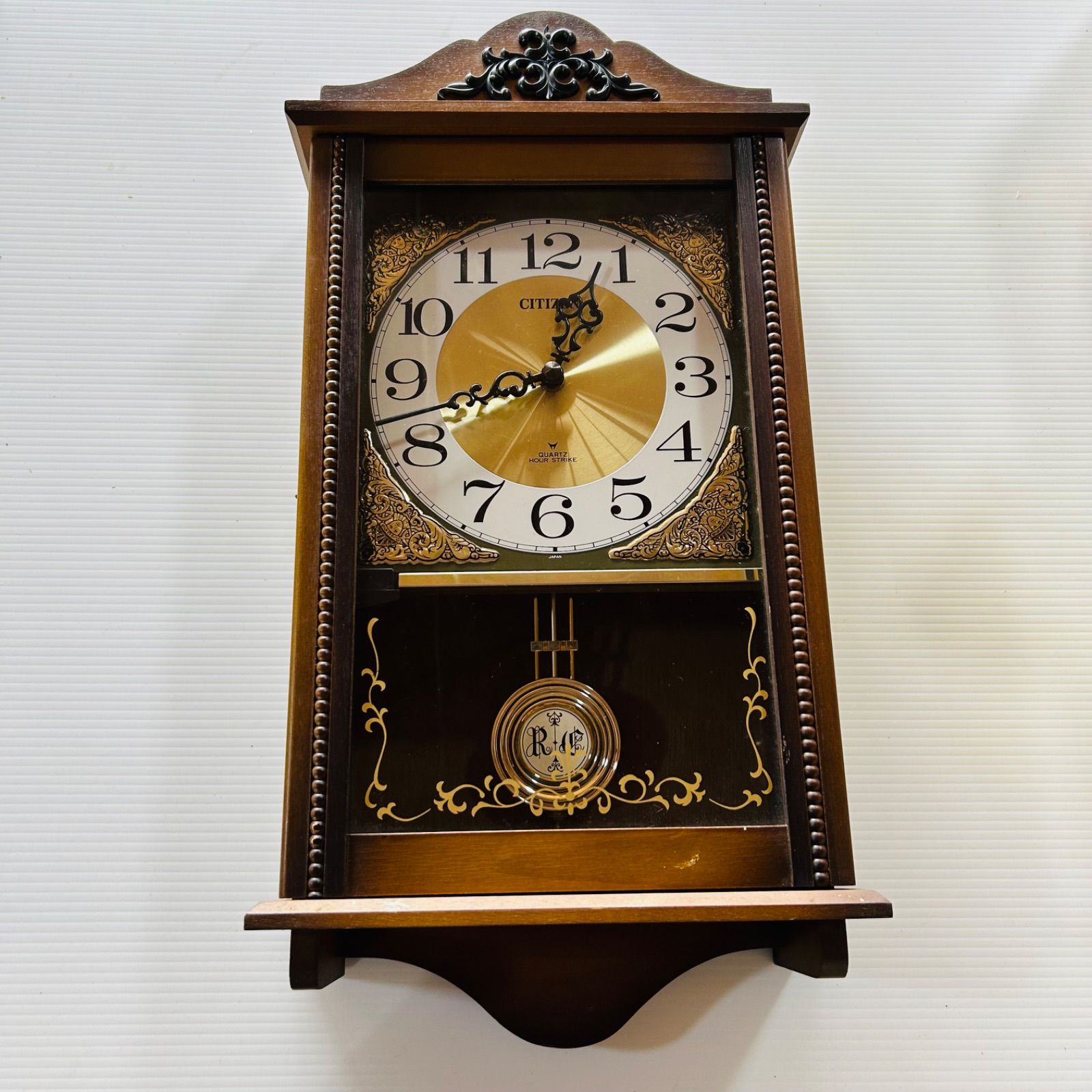 シチズン 掛け時計　振り子時計　pendulum clock 壁掛け振り子時計 シチズン 振り子時計 壁掛け - メルカリ