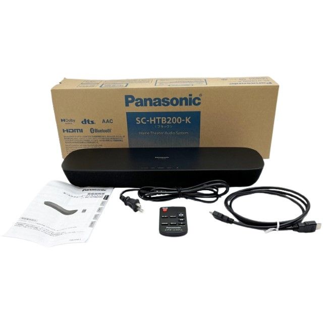 Panasonic SC-HTB200 シアターシステム Panasonic パナソニック Panasonic シアターバー ブラック SC