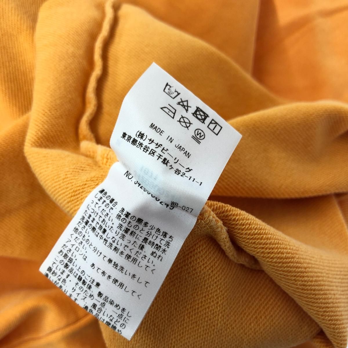 RON HERMAN ロンハーマン 半袖カットソー サイズ:XL 製品染め オレンジ
