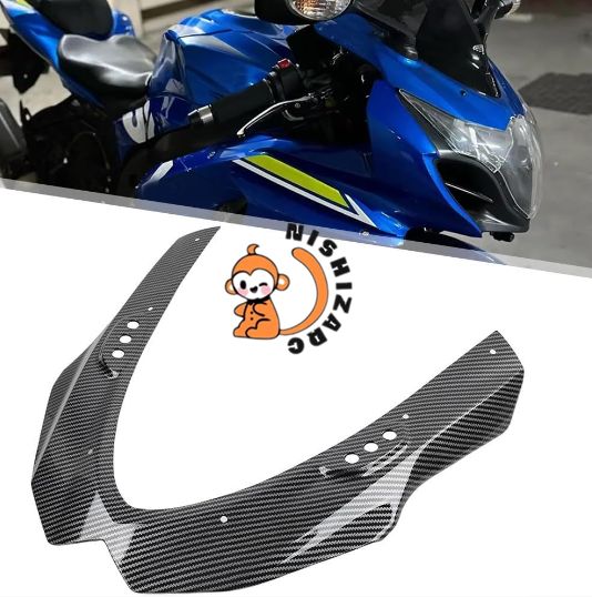 スズキ GSX-R1000 2009～2016年 用 ヘッドライトフェアリングカウル アッパー ノーズカウル ABS製 1個