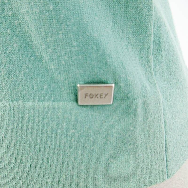 フォクシー FOXEY レーヨンブレンド カーディガン 7分袖 40