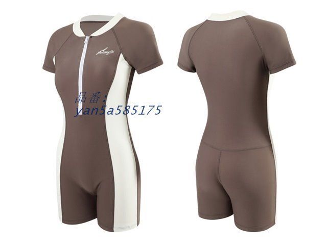 フィットネス水着 オールインワン フィットネス水着 大きいサイズ 水着 5L シンプル 水中ウォーキング 水着 水着 女性 水着 6L ワンピース水着 袖あり yan5a585175 LLC-HASEGAWATOSO_COM