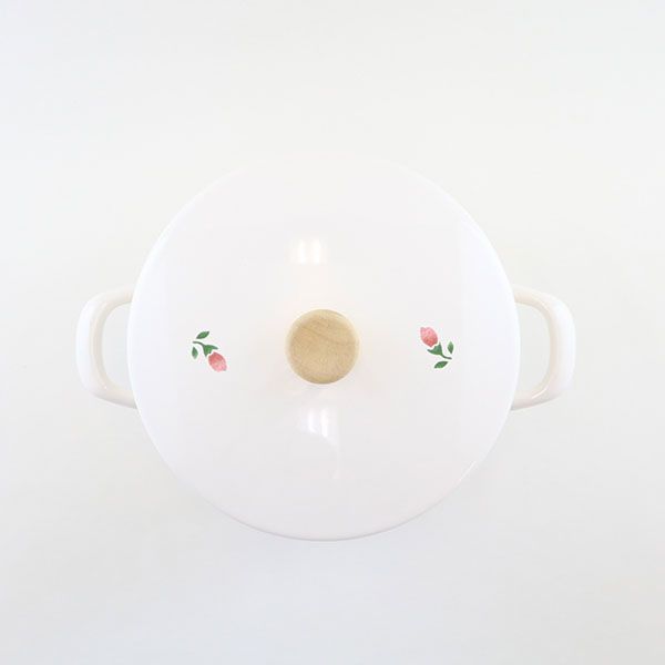 マニーローズ ホーロー 20cmキャセロール（ローズ）