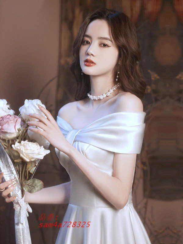 ロングドレス シンプル