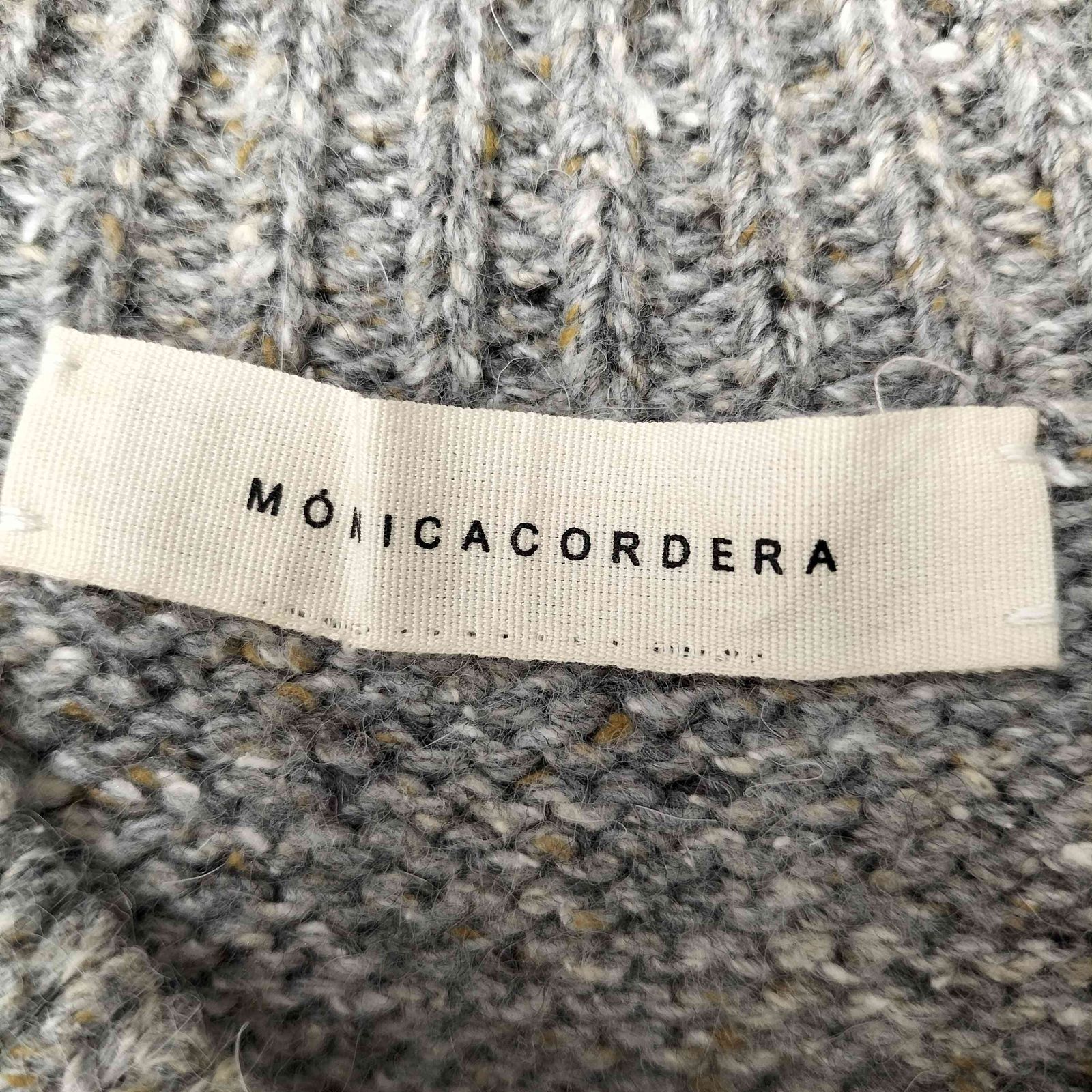 ユーズドフルギ USED古着 MONICA CORDERA KNIT CAPE メランジ ユーズドフルギ USED古着 MONICA CORDERA KNIT CAPE メランジ