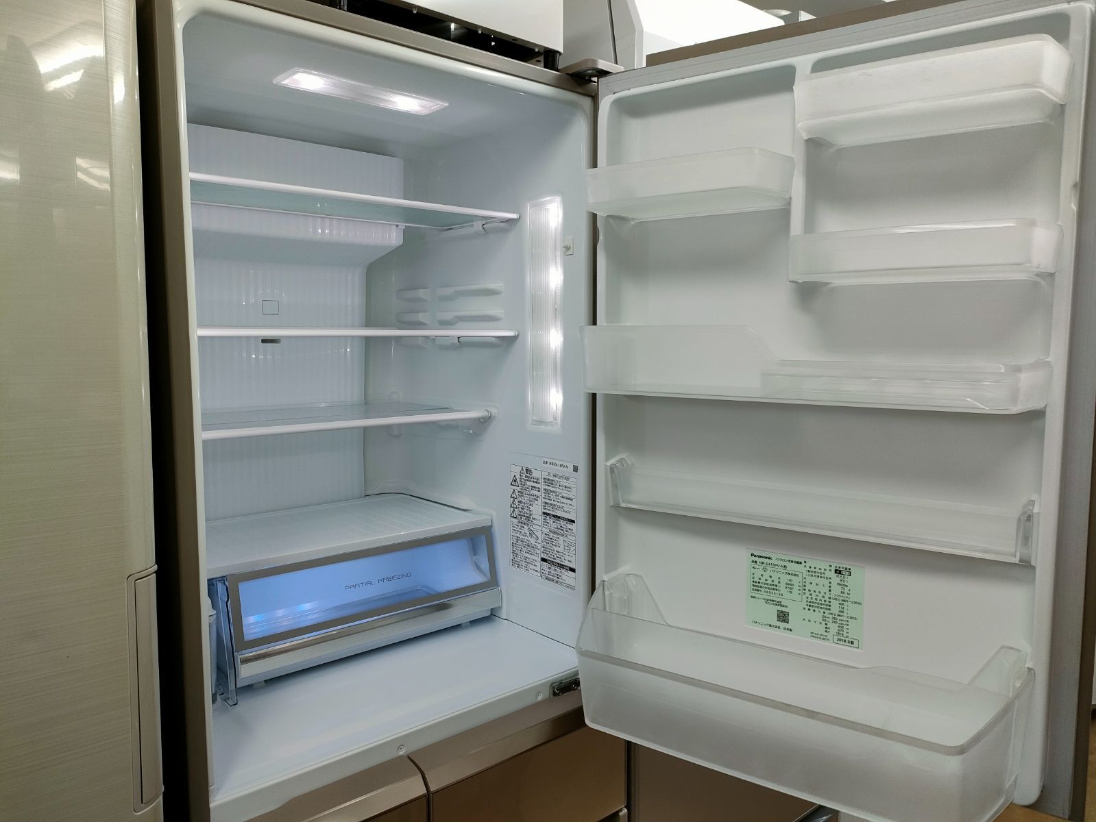 ◇ Panasonic 冷蔵庫 406L ガラストップ NR-E413PV - メルカリ