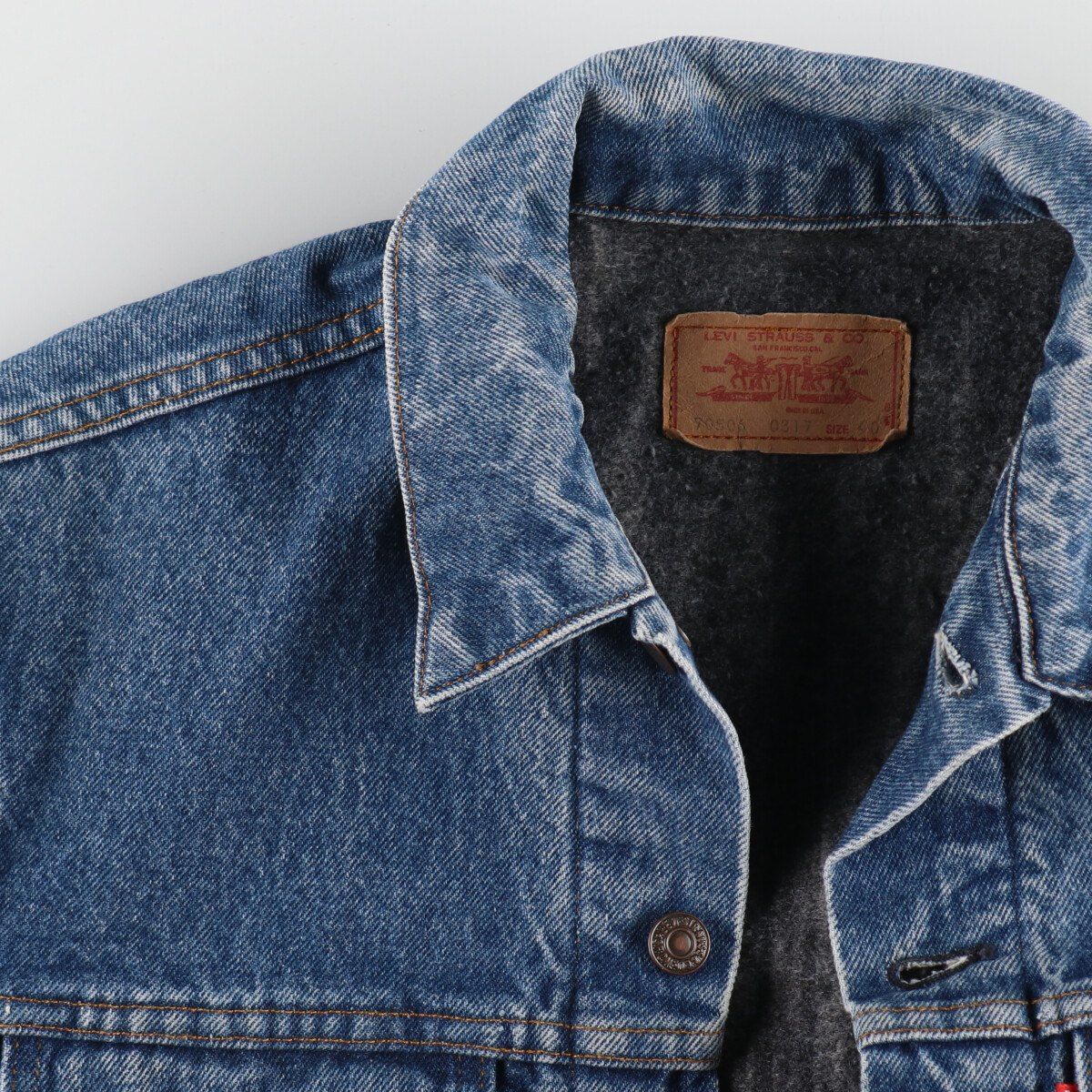 古着 80年代 リーバイス Levi's 70506-0317 デニムジャケット Gジャン