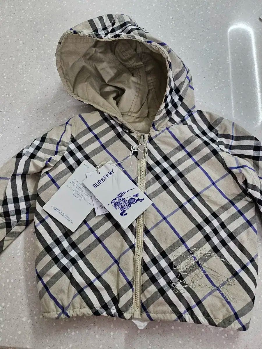 BURBERRY キッズ 節約 チェック リバーシブル ジャケット 美品
