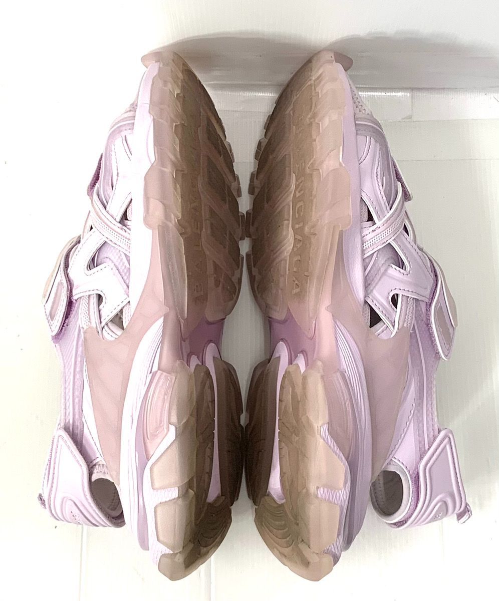 バレンシアガ BALENCIAGA トラック サンダル レザー ラバー