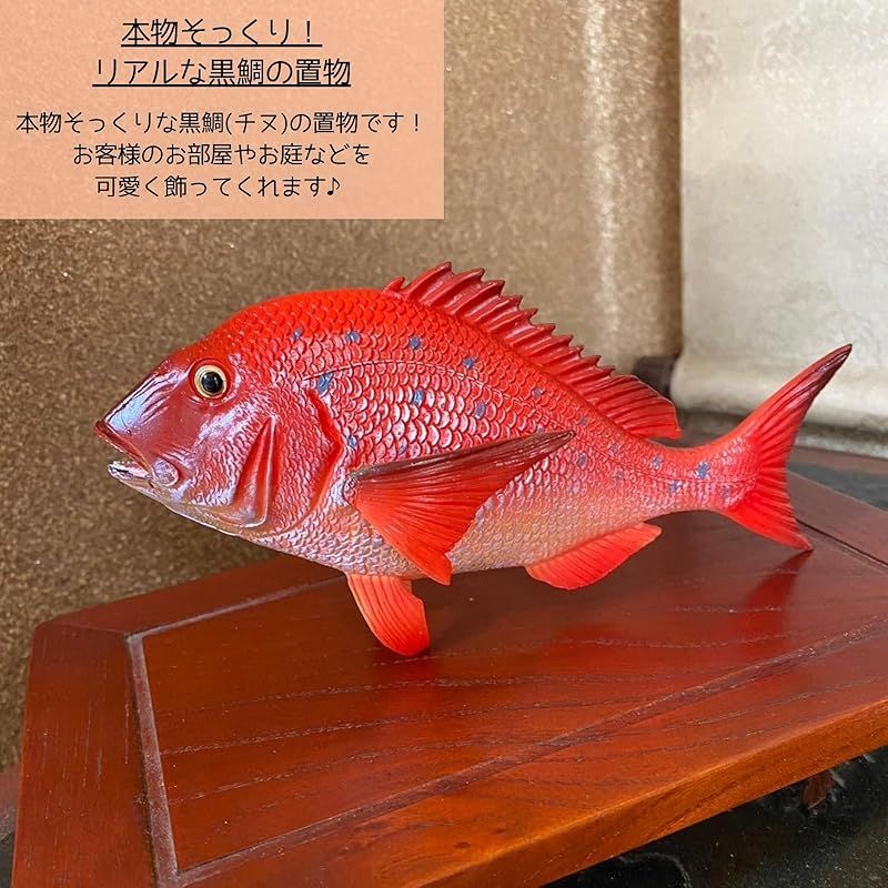 S.T.S.G] 鯛 チヌ 魚 クロダイ 黒鯛 置物 置き物 インテリア オブジェ フィギュア 雑貨 かわいい ユニーク 釣り プレゼント 飾り  (アカダイ) - メルカリ