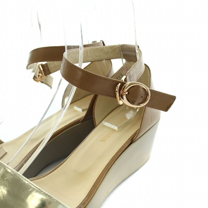 専用 新品 ヒルズアベニュー ミュール サンダル 24cm ゴールド ヒルズアベニュー サンダル ゴールド 24.5cm ヒルズアヴェニュー HILLS