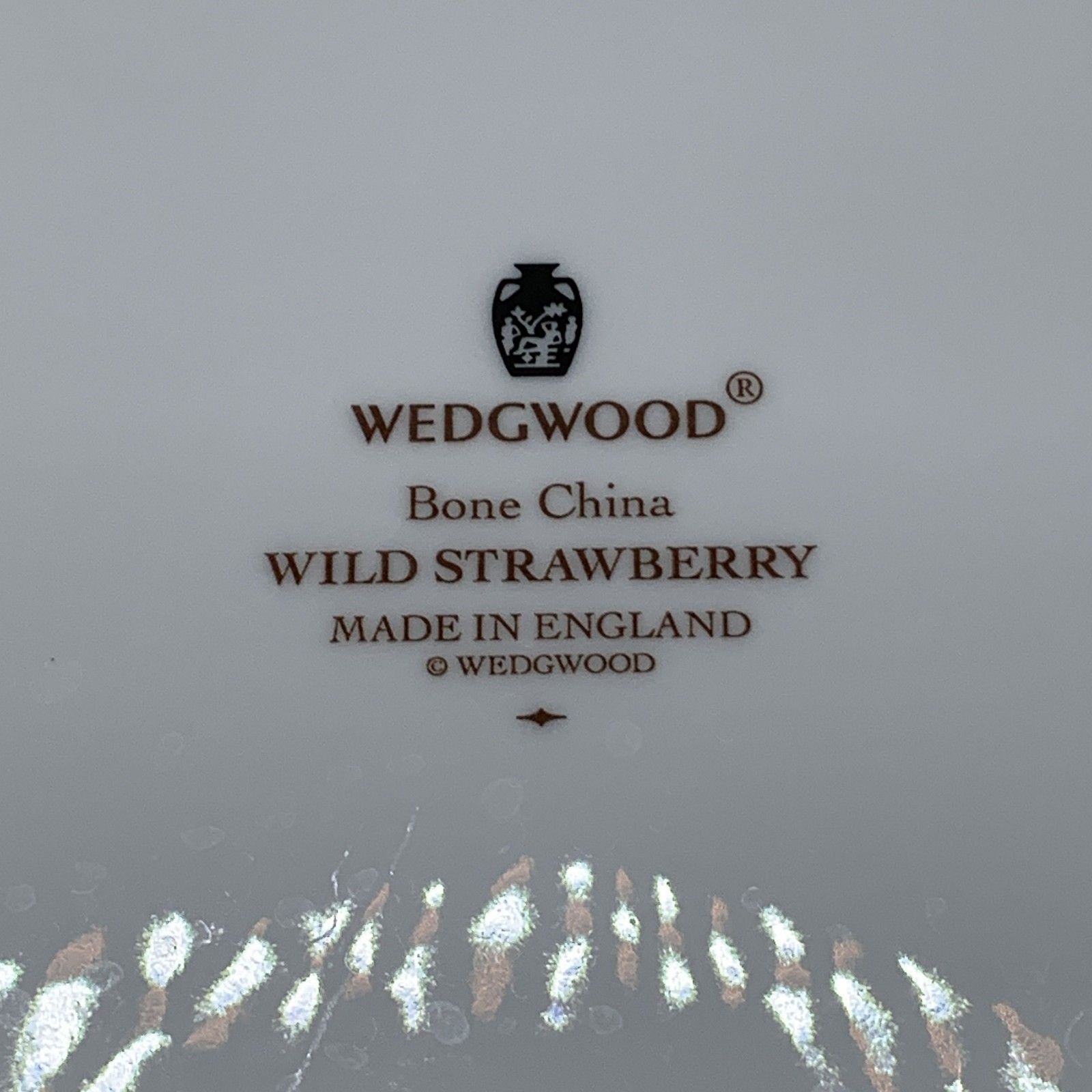 P403 WEDGWOOD ワイルドストロベリー ディナープレート R4406 直径約