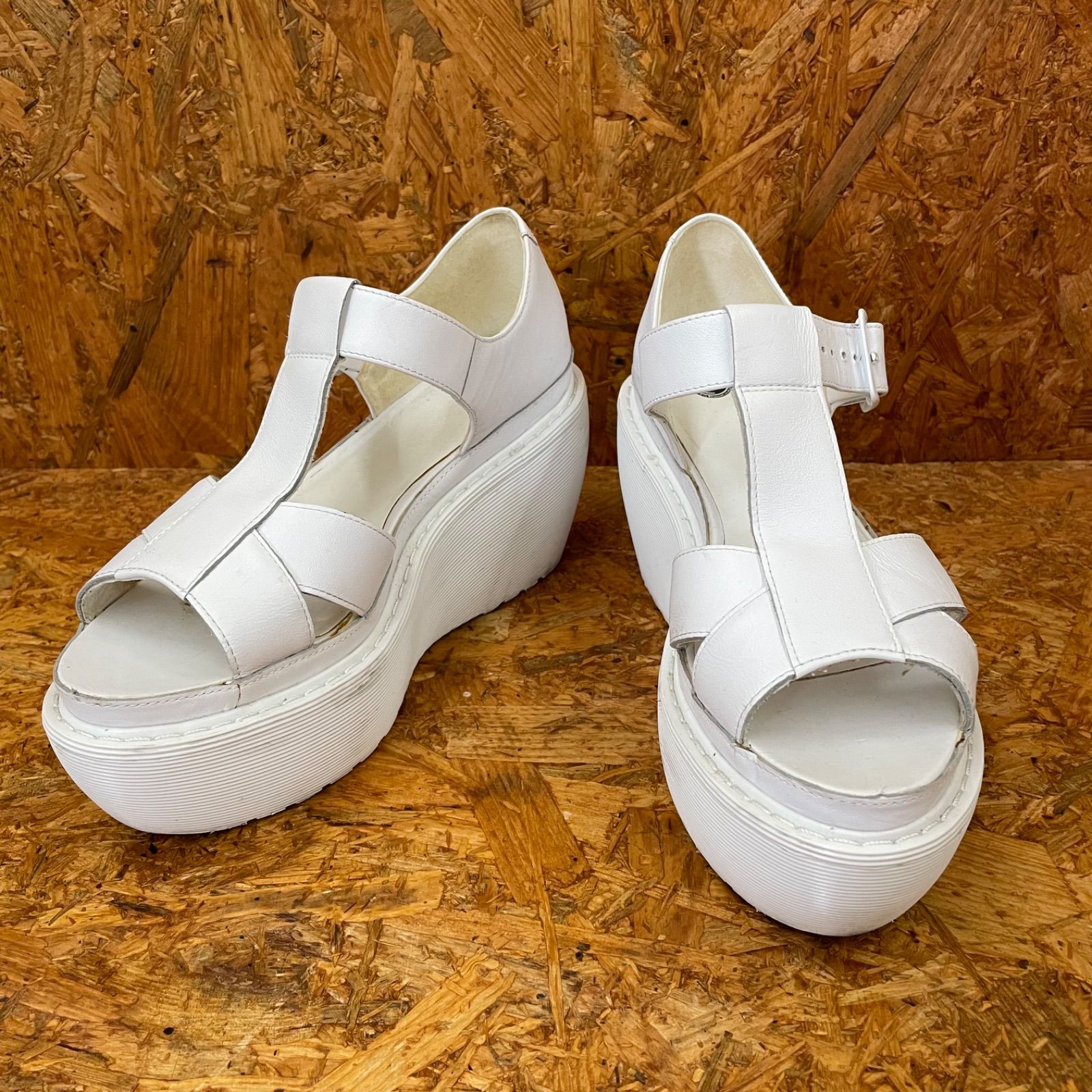 Dr.Martens ADAYA プラットフォームレザーサンダル 24cm Dr.Martens ADAYA プラットフォームレザーサンダル 24cm
