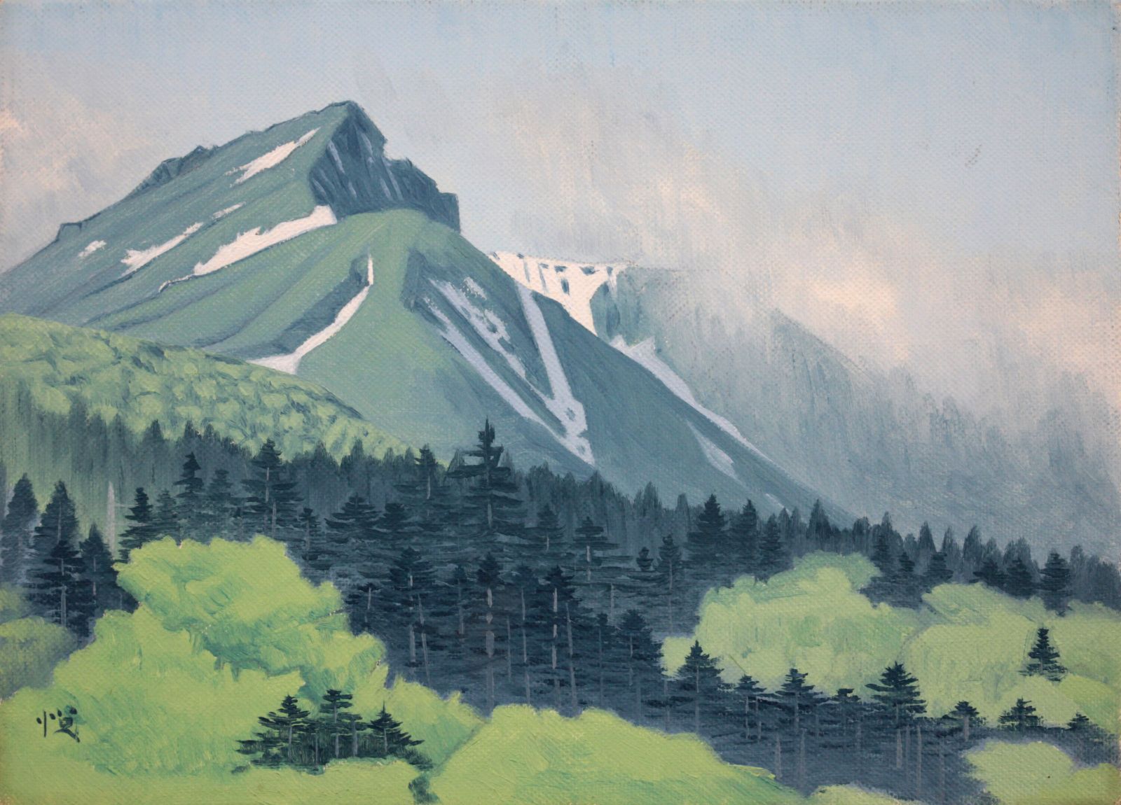 梶本悦也『風景』油彩画【真作保証】 絵画 梶本悦也『風景』油彩画【真作保証】 絵画 - メルカリ