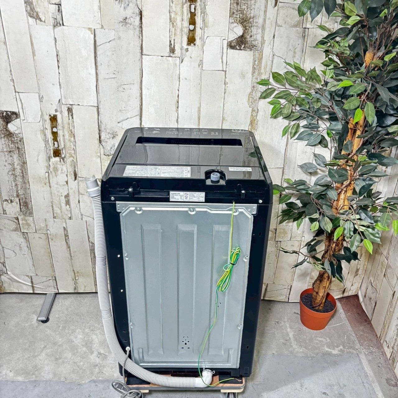 #334 洗濯機　ヤマダ電機　YWM-T55LK 2024年製 洗濯機 中古 RORO YWM-T55LK 2024年製 5.5kg ブラック 送風 乾燥機能