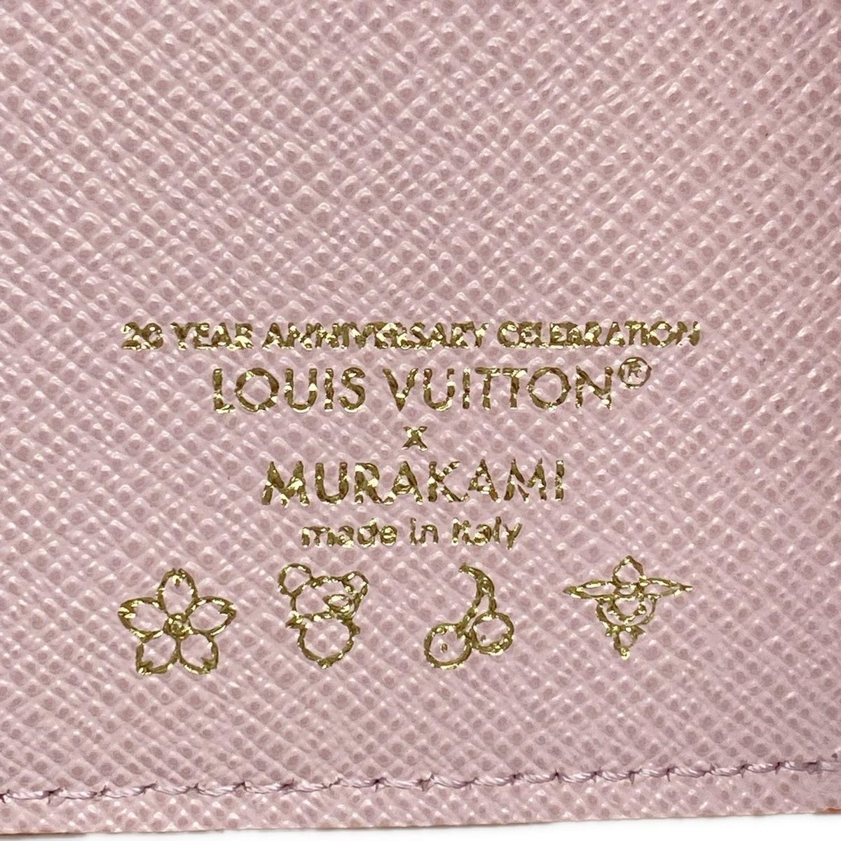 ルイヴィトン 3つ折り財布 モノグラムチェリーブラッサム美品 LV × TM  