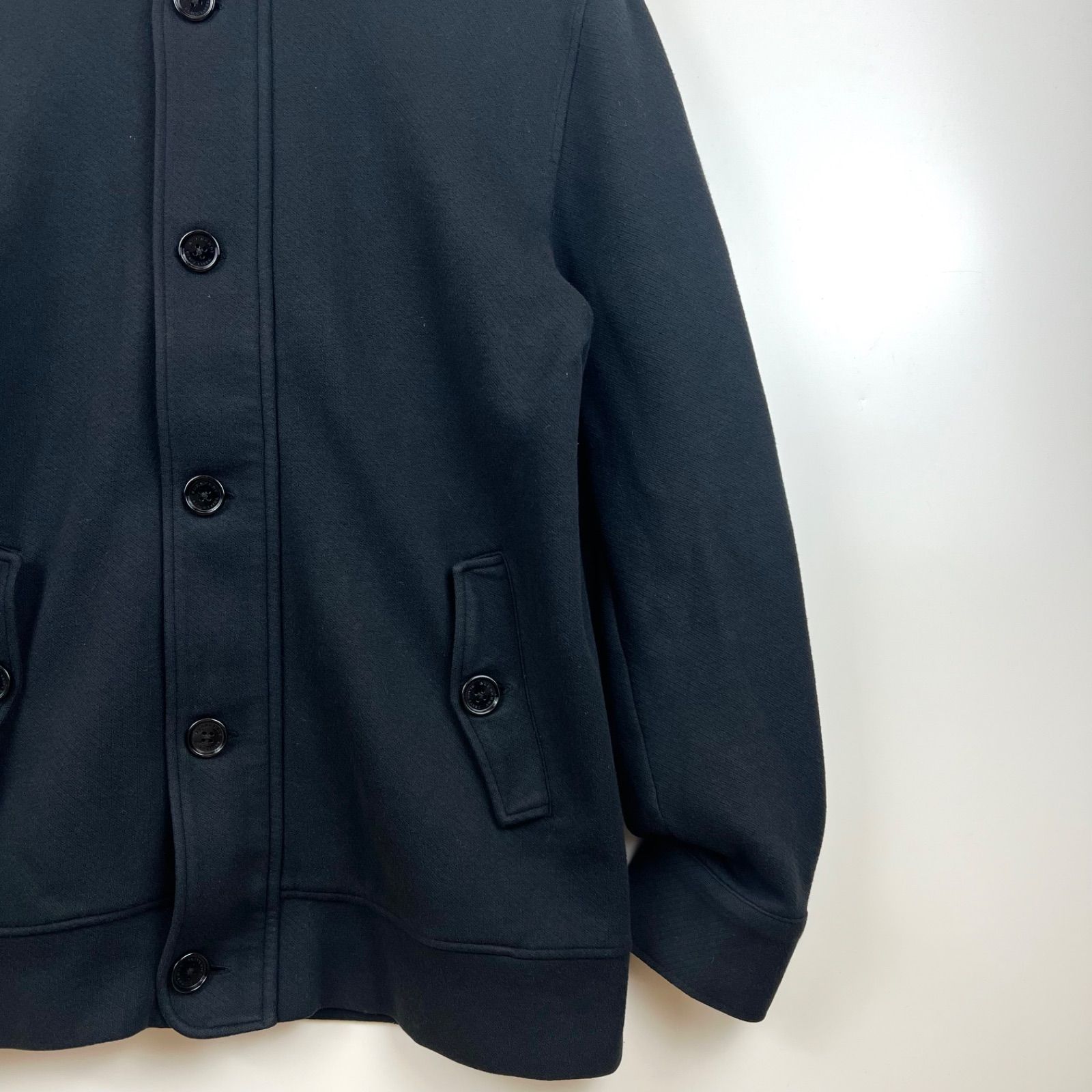 BURBERRY BLACK LABEL 00s y2k shawl collar sweat zip jacket 3 L 