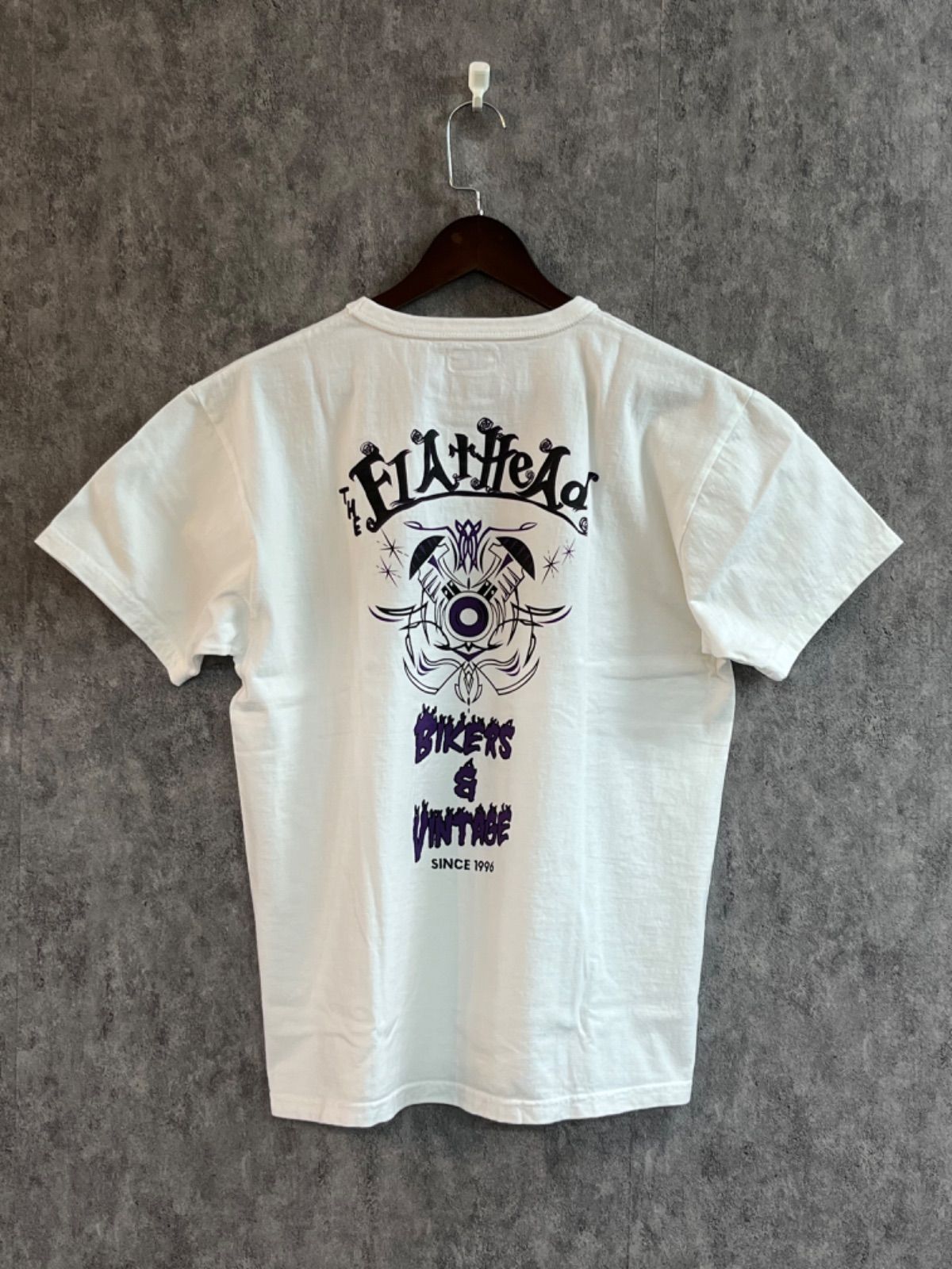 THE FLAT HEAD フラットヘッド 3本針の1本外し Tシャツ FN-THC-037