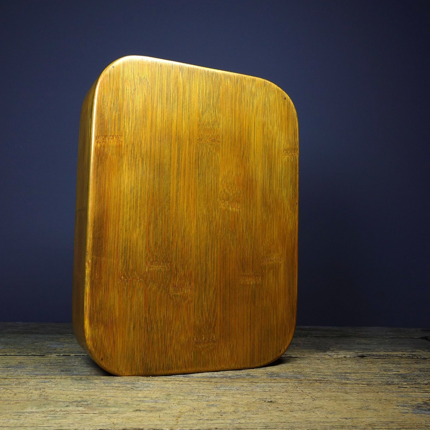 旧家蔵出し 竹黄細密彫 年年有餘紋 最も安い 茶盤 文房賞物 供養品 古