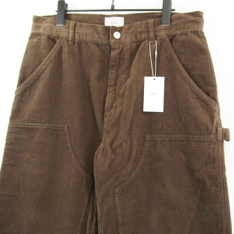 未使用 Evcon エビコン GARMENT DYE DOUBLE KNEE CORDUROY PANTS 243 