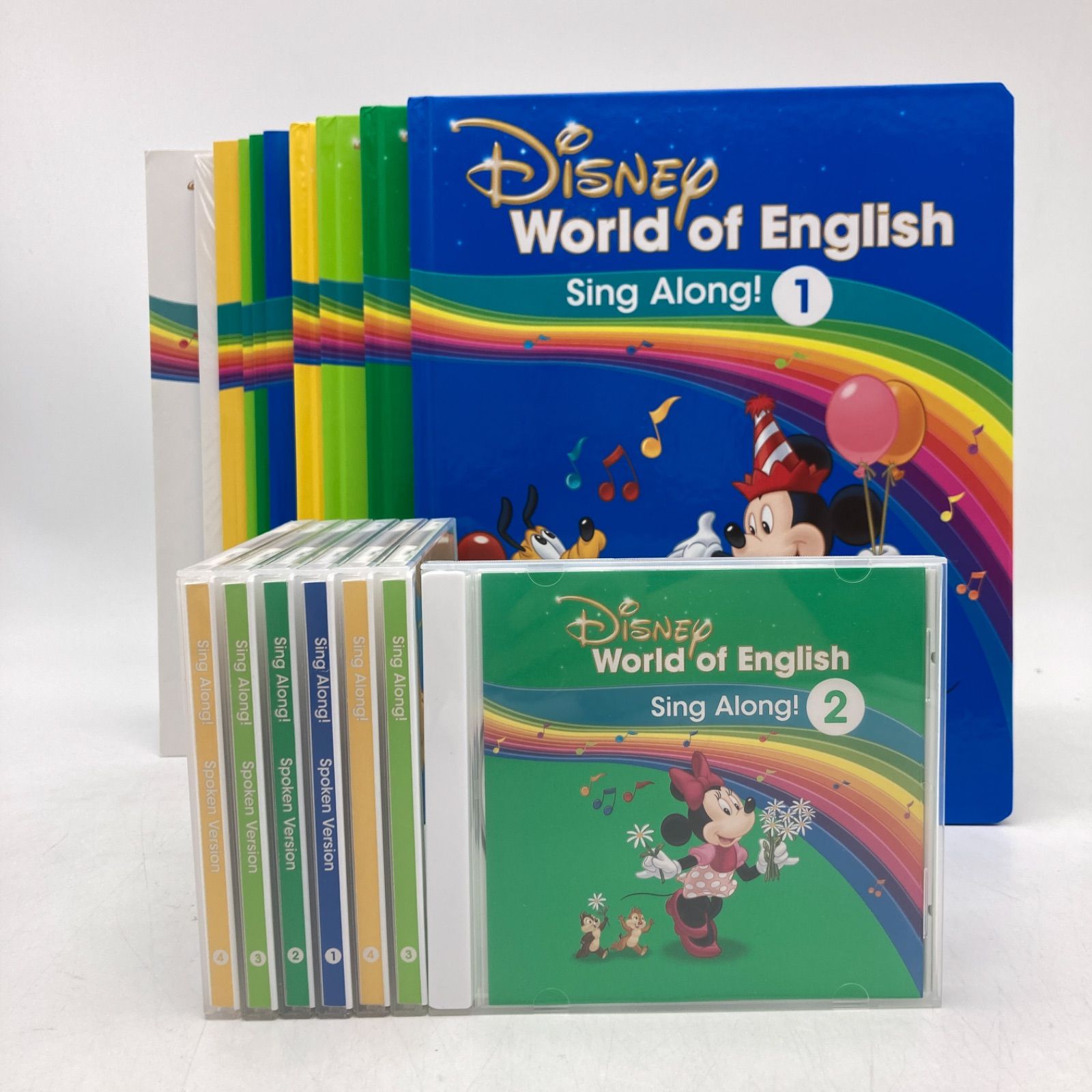 【最新版】2020年購入 シングアロング絵本＆CD　ディズニー英語システム　DWE　Disney　ワールドファミリー　中古　301402
