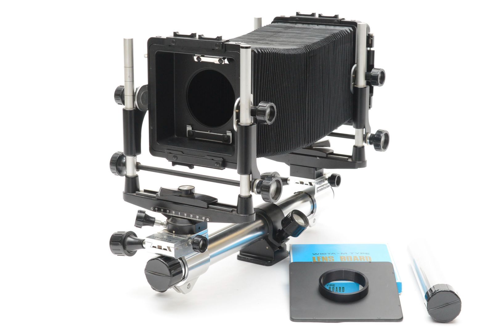 Wista M450 モノレール 4×5 大判フィルムカメラ ボディ＋ベローズ＋延長レール