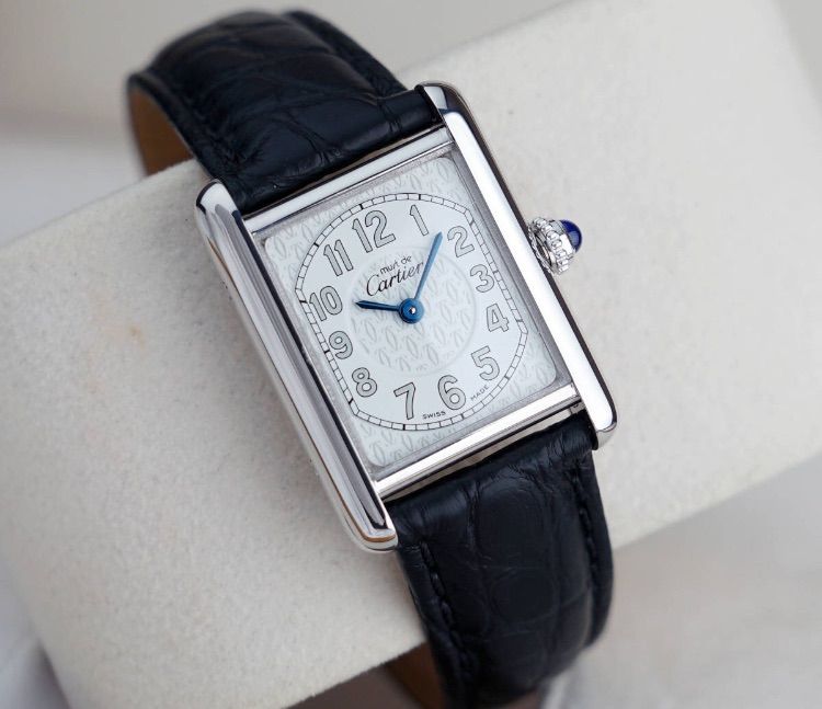 美品 カルティエ マスト タンク シルバー アラビア SM Cartier | www