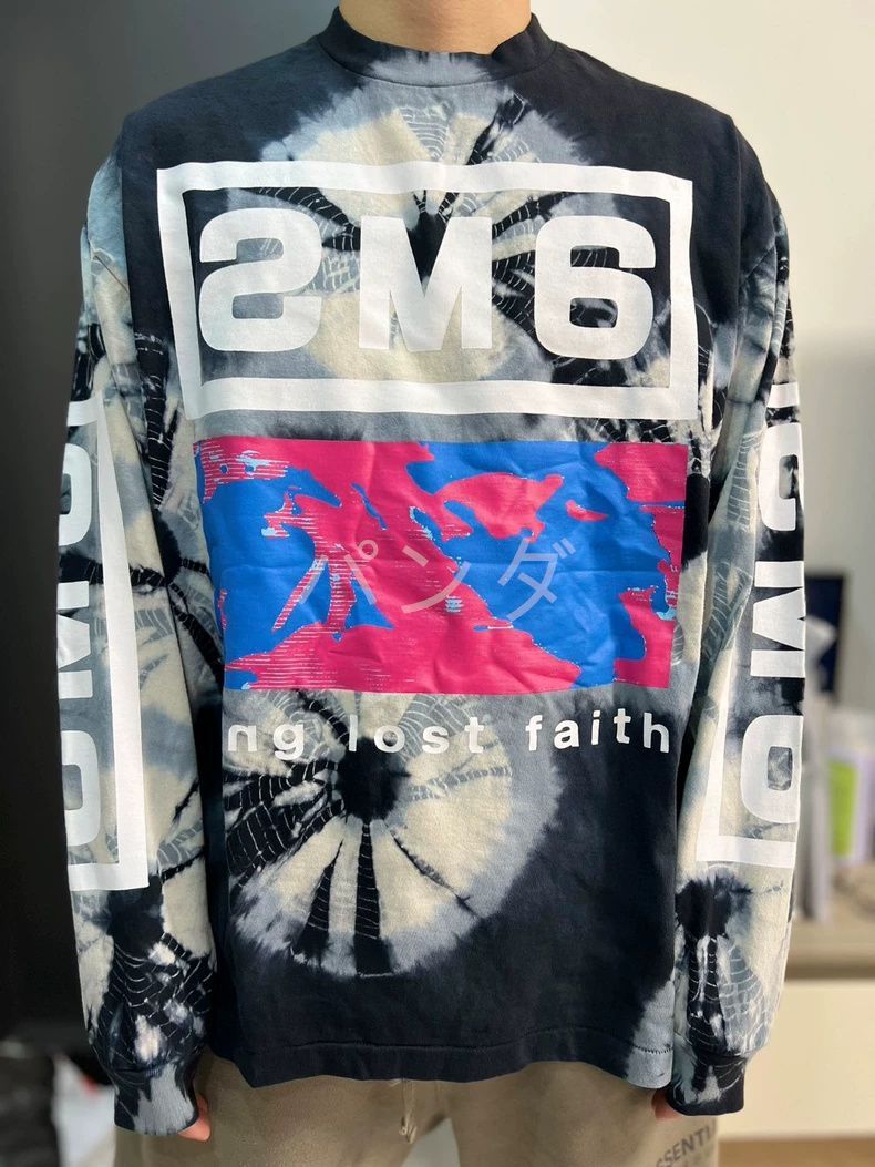 美品 SAINT Mxxxxxx セントマイケル LS TEE SM6 TIE DYE