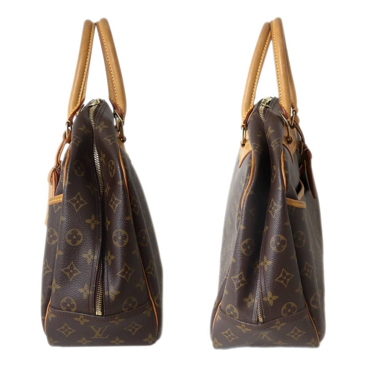 ルイヴィトン ドーヴィル モノグラム ハンドバッグM47270 ネームタグ