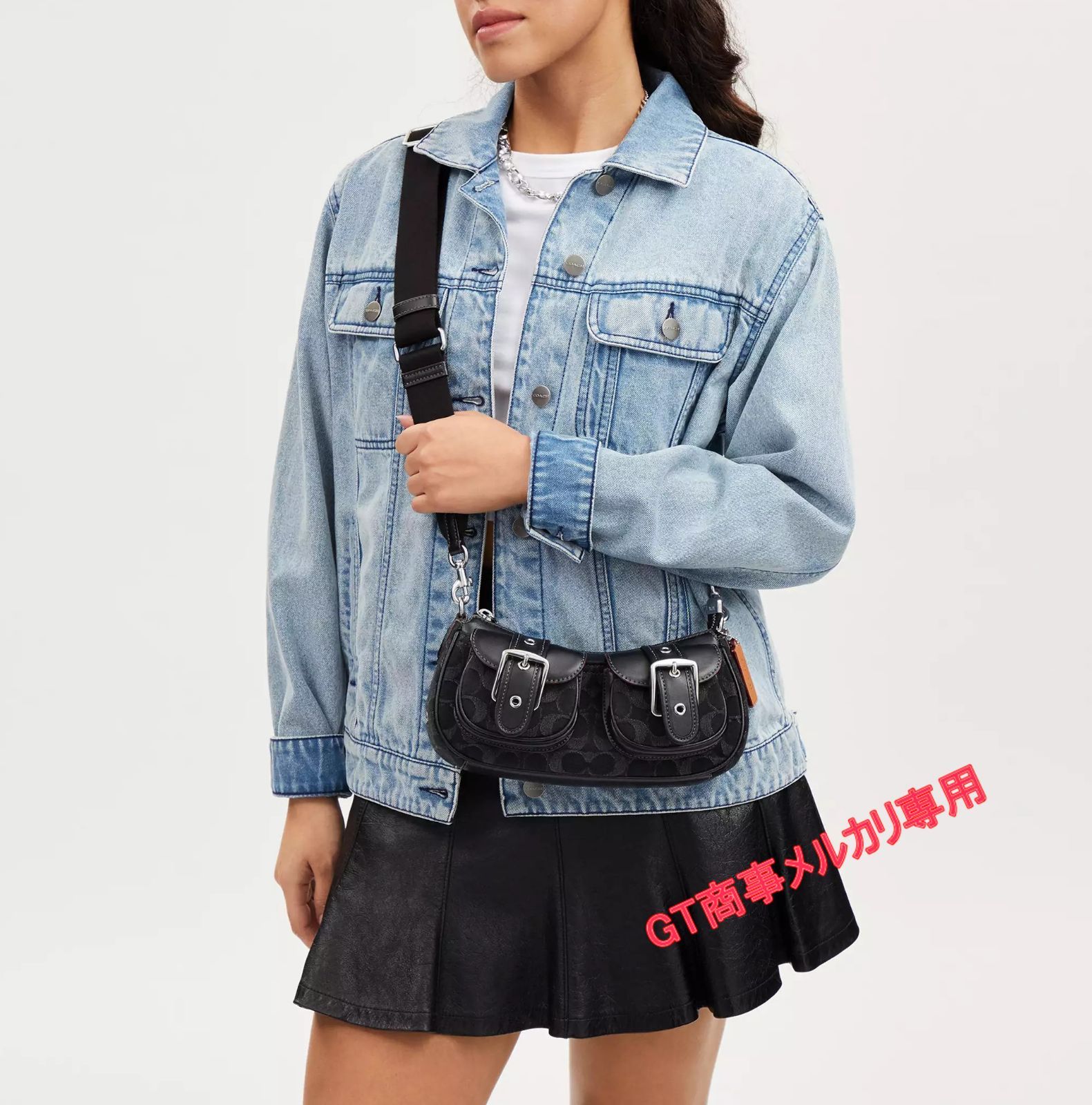 COACH コーチショルダーバッグ CQ184 デニム レディースハンドバッグ 公式】コーチアウトレット | アシュトン バッグ・シグネチャー