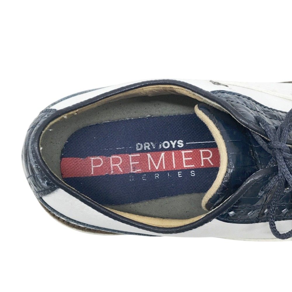 FOOT JOY フットジョイ 53929J DRYJOYS プレミア ターロウ ゴルフシューズ  ネイビー系 25cm [240101489183] ゴルフウェア メンズ ストスト FOOT JOY フットジョイ 53929J DRYJOYS プレミア ターロウ