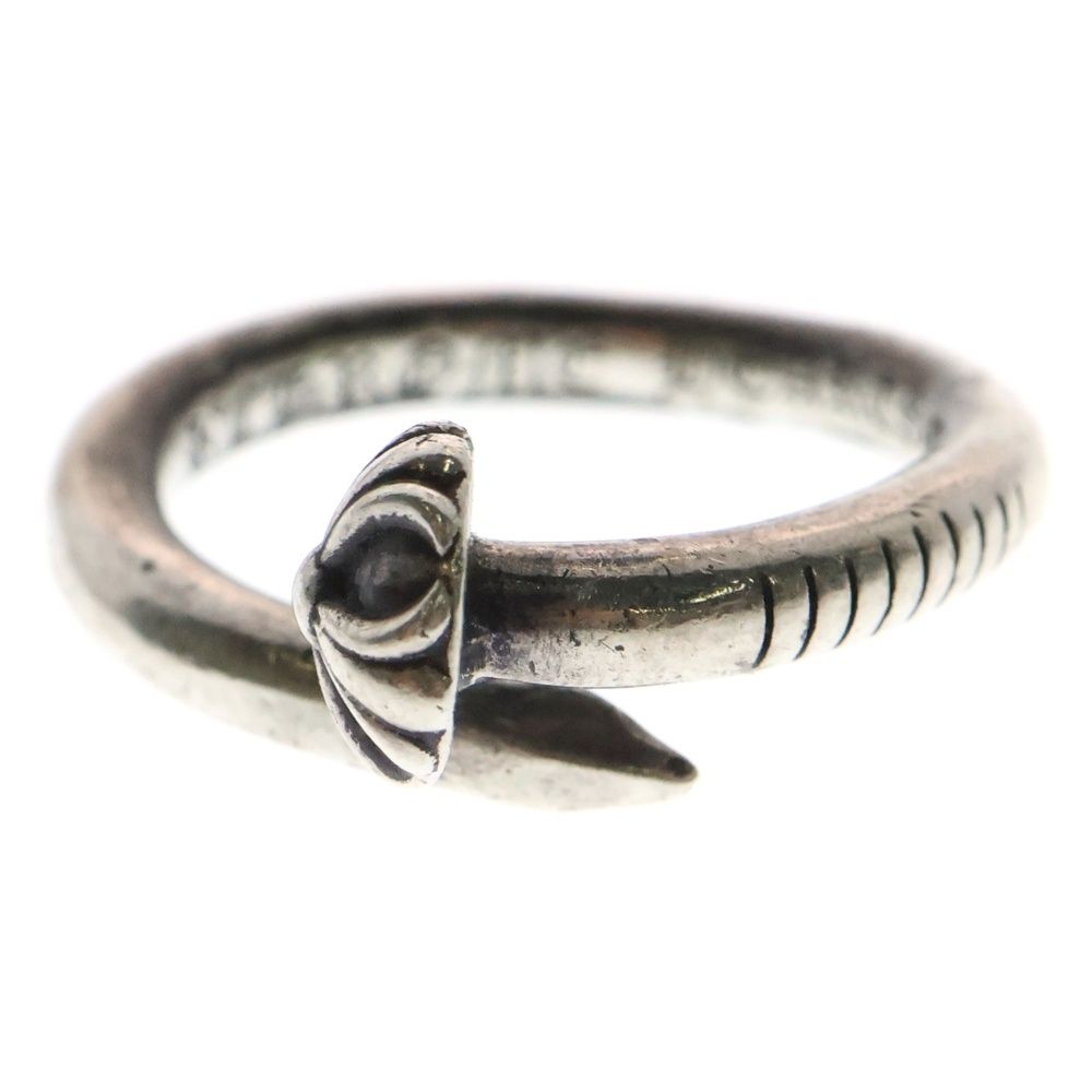 CHROME HEARTS クロムハーツ NAIL CRSBALL ネイル クロスボール リング シルバー BCA349