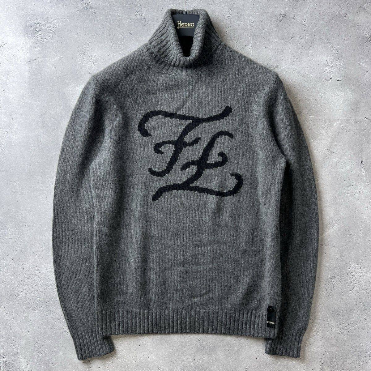 FENDI フェンディ FFカリグラフィ ズッカ タートル ニット セーター