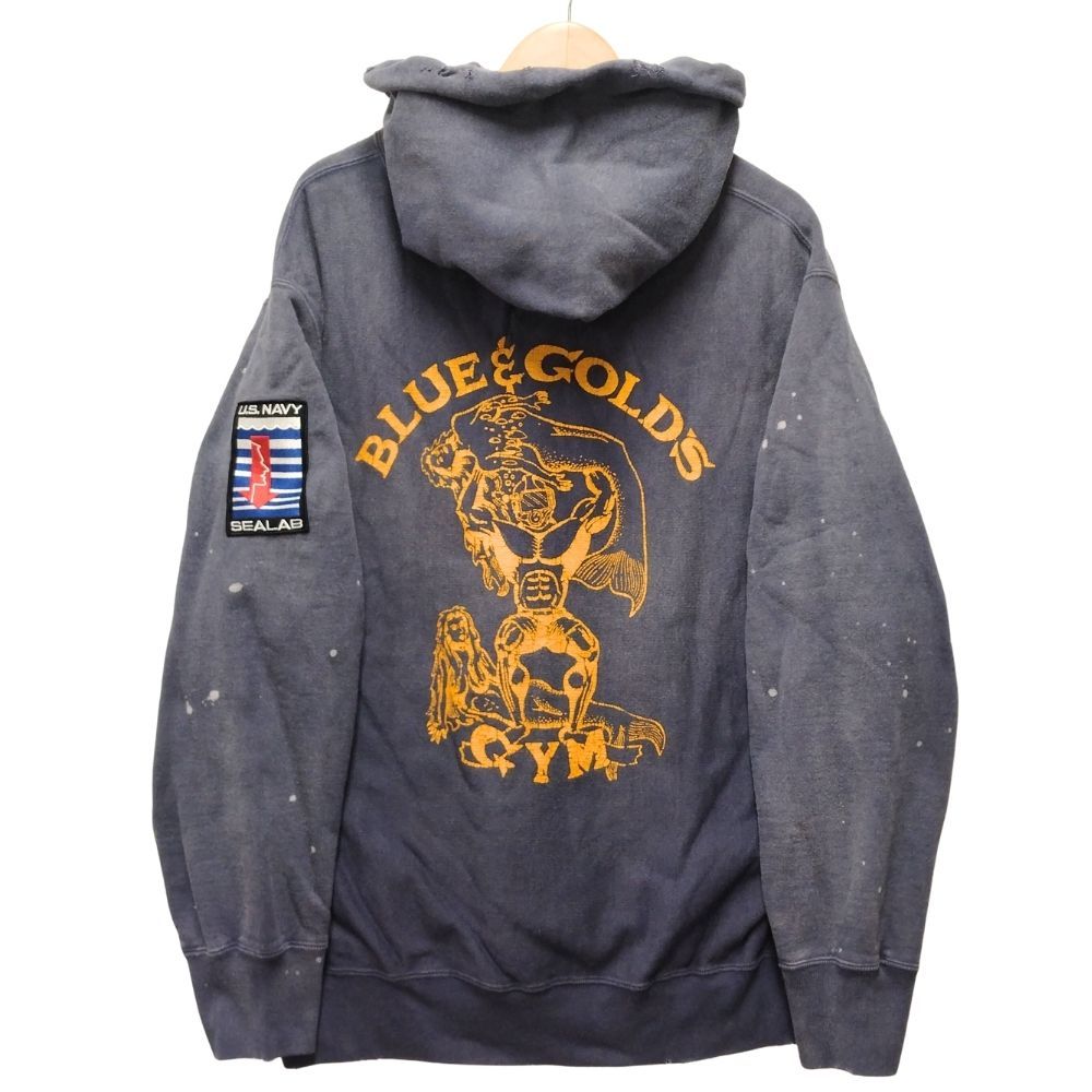 bow.a ボウエー　SUNGARD NYLON HOODIE♡ネイビー bazzstore_1136582001377