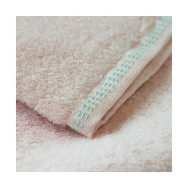 まとめ 楠橋紋織 くすばしタオル ダブルスター プレッソ DOUBLE STAR presso わた媛 watahime フェイスタオル 約33cm×80cm ピンク 1-62008-31-P ×5セット