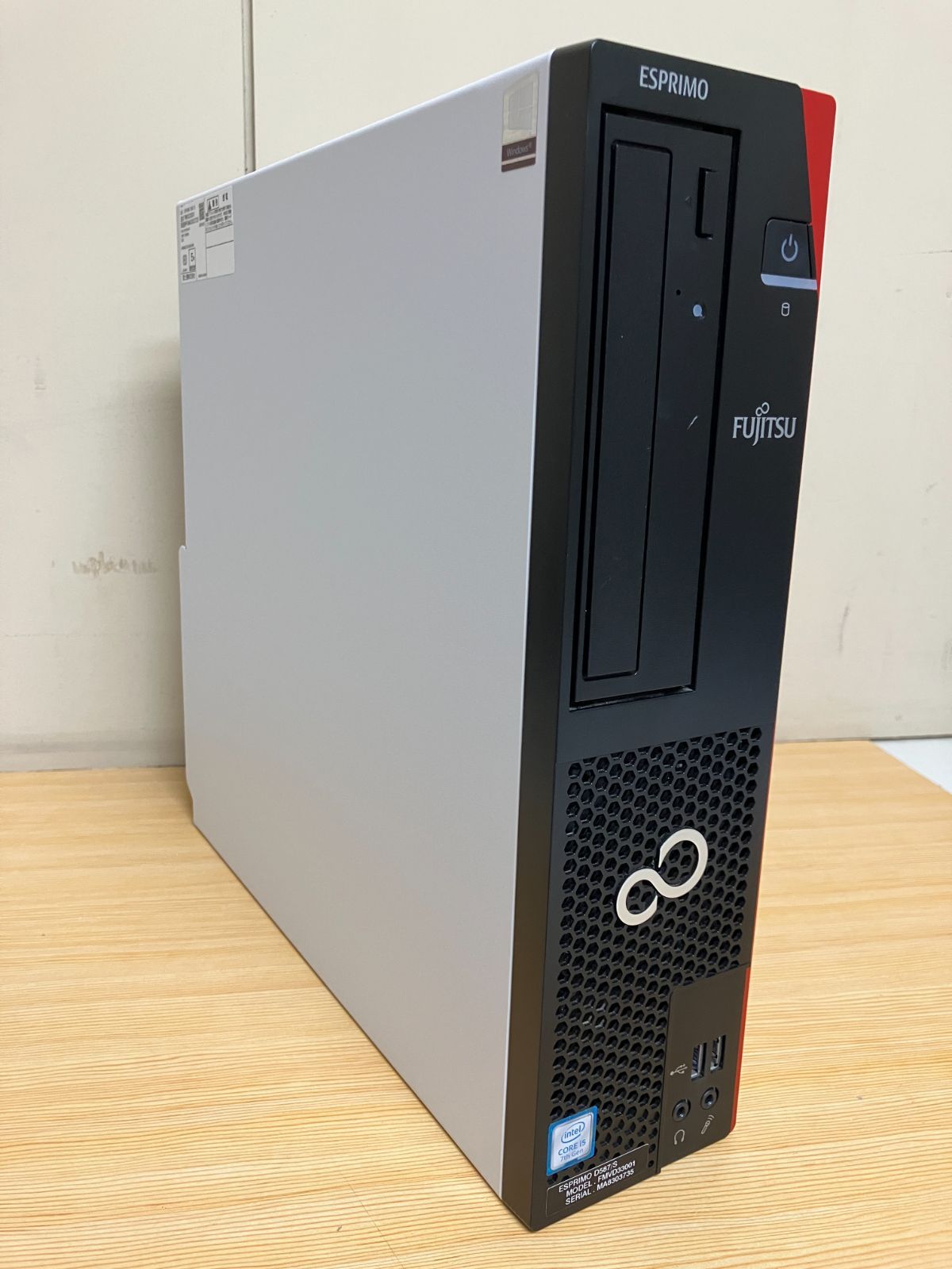 ジャンク品】FUJITSUデスクトップパソコンESPRIMO D587/S