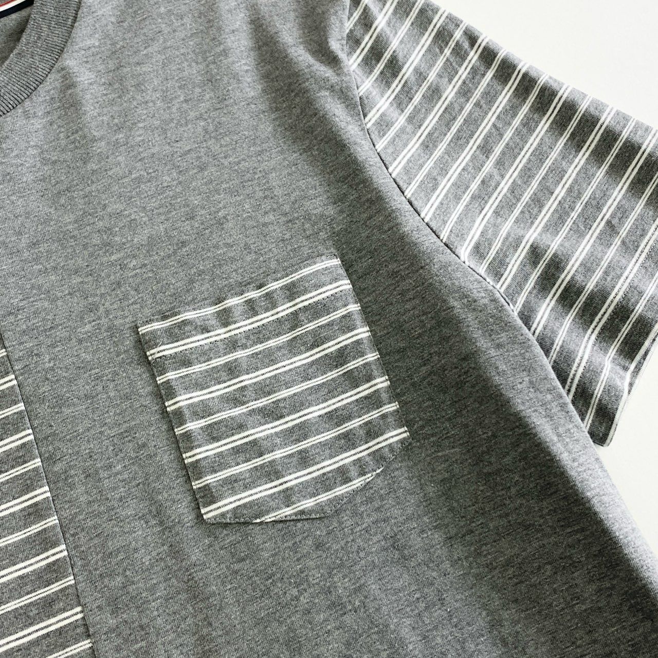 52k9 《備品》 THOM BROWNE トムブラウン ハーフボーダー Tシャツ 3