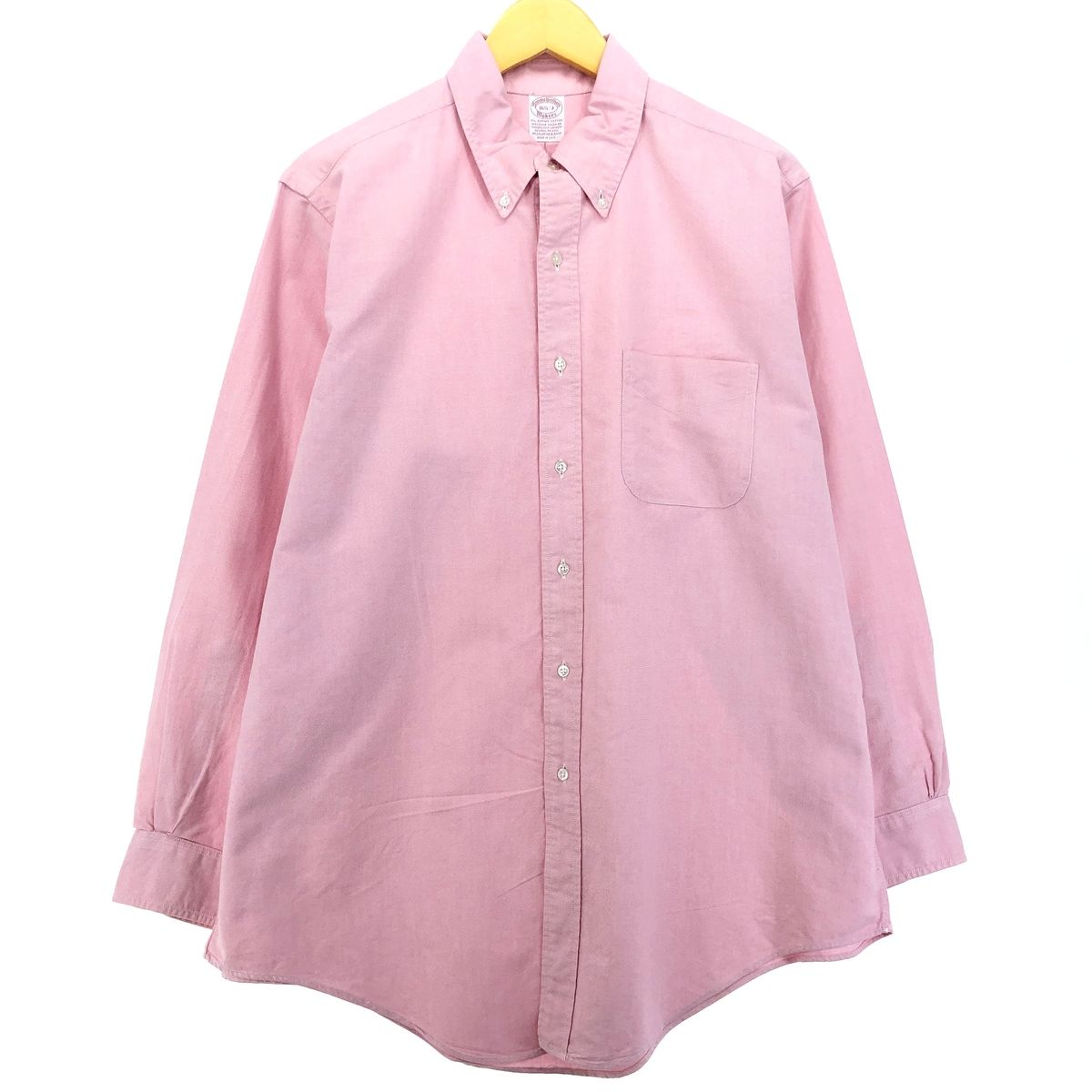 古着 ブルックスブラザーズ Brooks Brothers MAKERS 長袖 ボタンダウンシャツ USA製 メンズXL/eaa454230