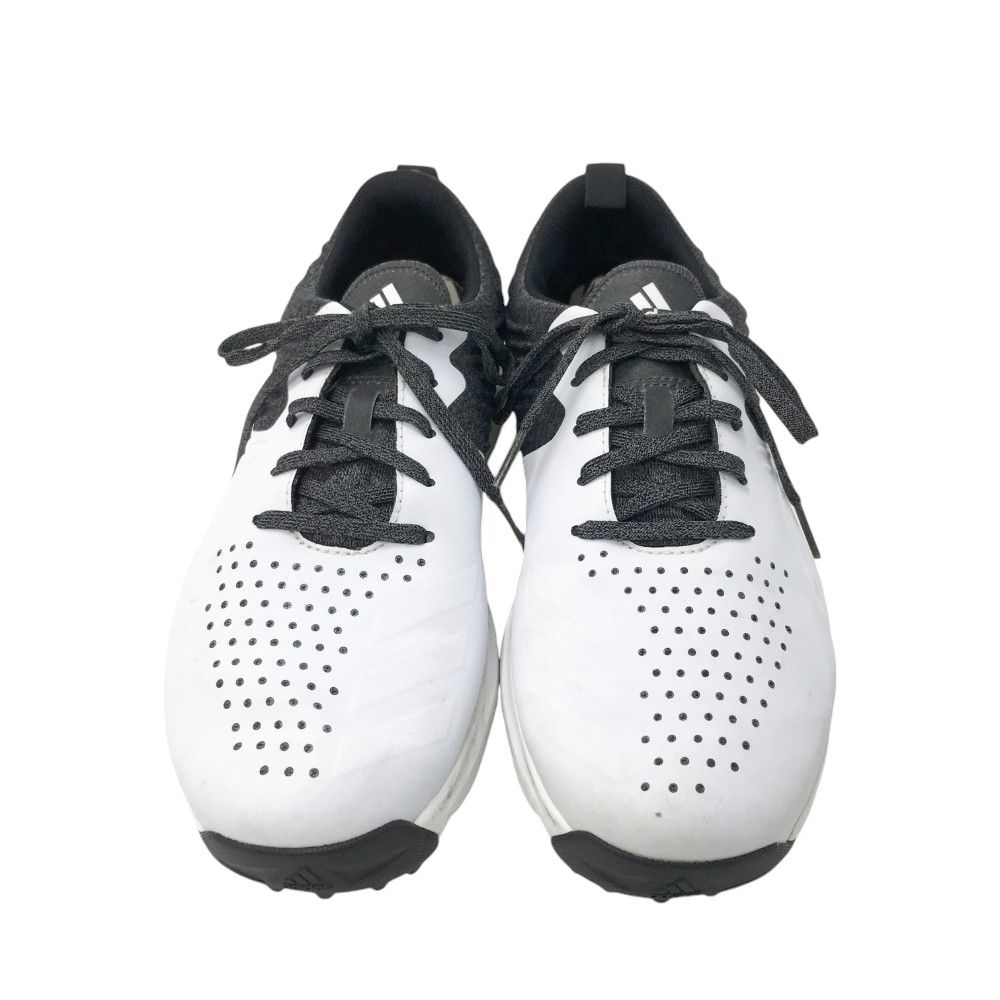 adidas アディダス　ゴルフ　26.5 シューズ　靴　スパイク　白　ホワイト adidas アディダス アディゼロ ZG LO ボア OMX77 スパイクレス