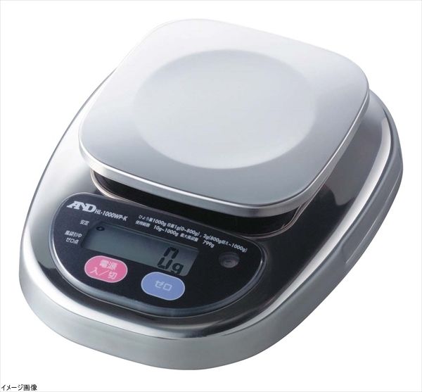 A-D 取引証明用 防塵 防水デジタルはかり HL1000iWP-K-A2 検定付 注 使用できる都道府県に限りがあります