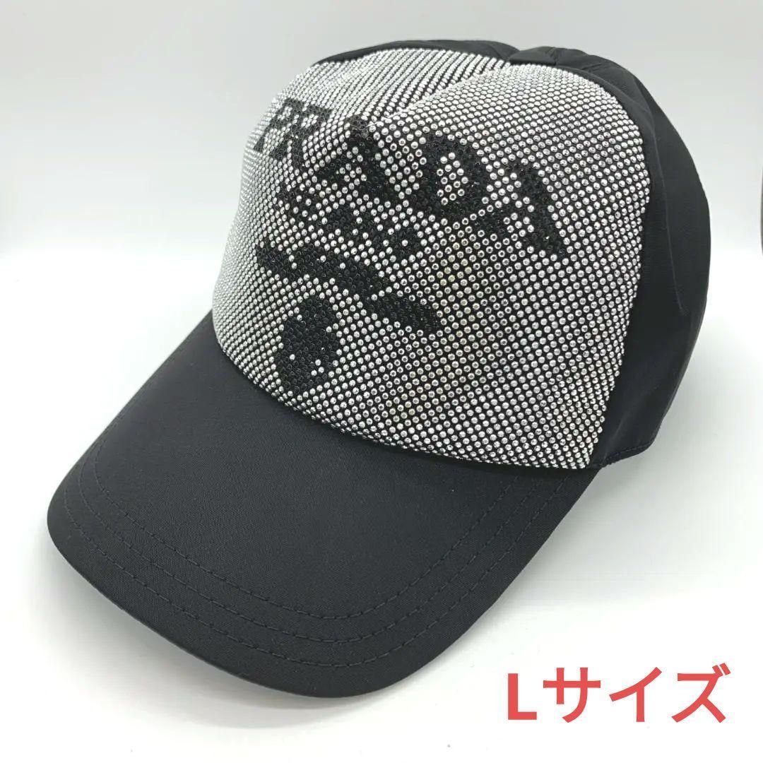 PRADA プラダ スタッズ付 ユニセックス ベースボールキャップ L