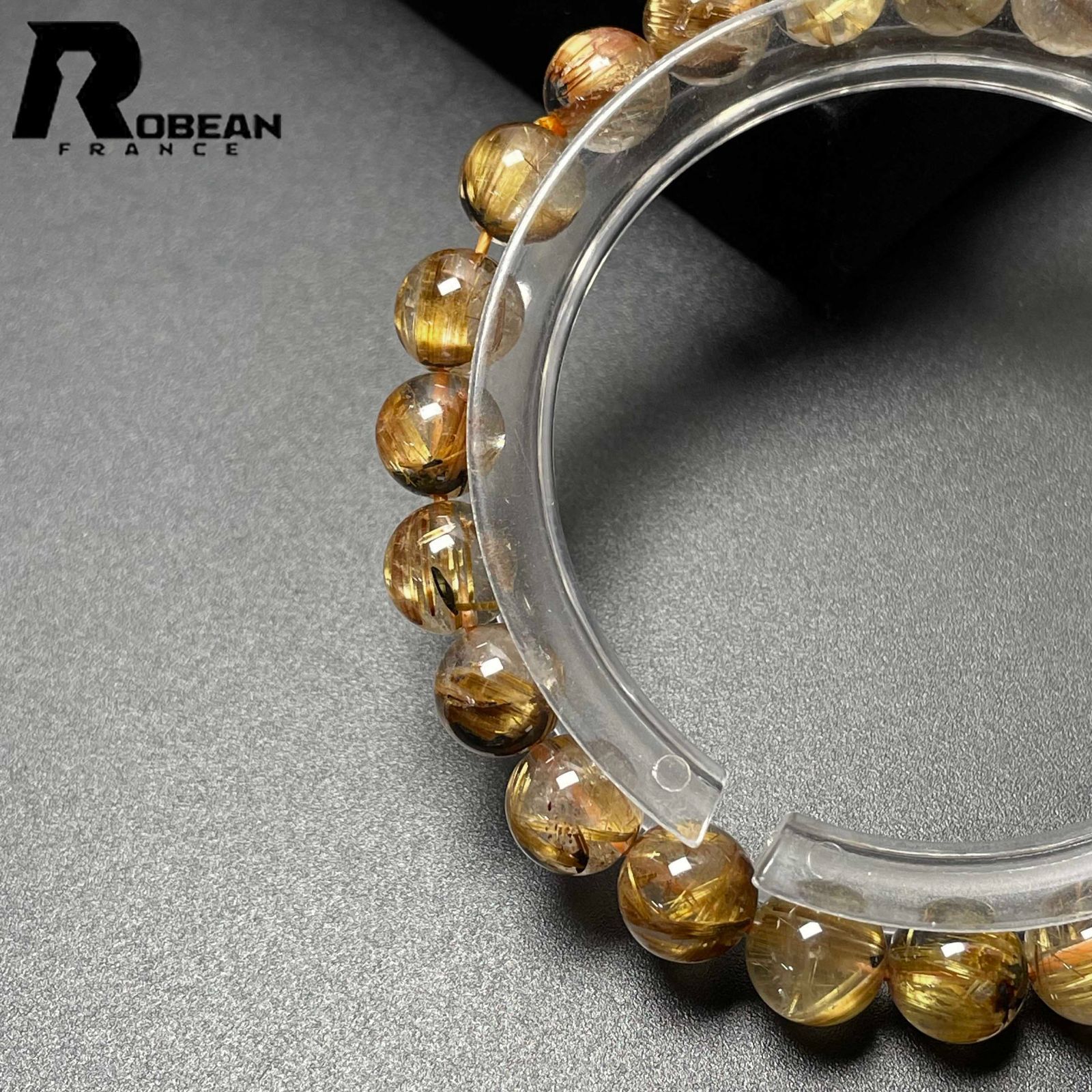 逸品 EU製 定価7万円☆ROBEAN・太陽花タイチンルチル☆黄金針