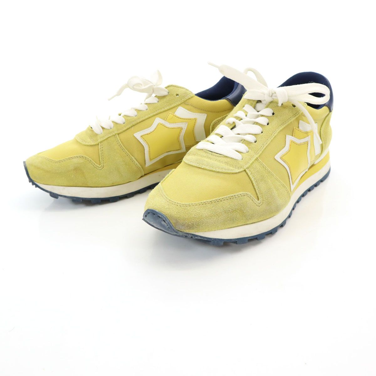 アトランティックスターズ Atlantic STARS ANTEVOC （NAVY） -アウトレット通販 ロコレット (LOCOLET) Atlantic Stars シルバー　イエロー　27cm