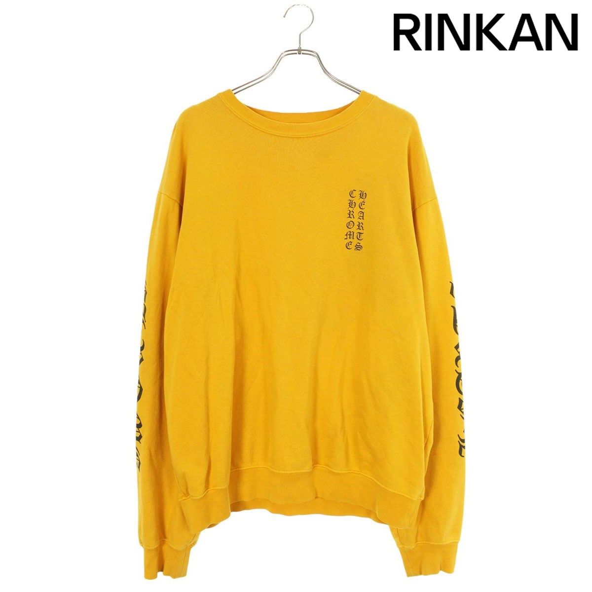 クロムハーツ SWTSHRT PLVR 袖英字プリントスウェット メンズ L