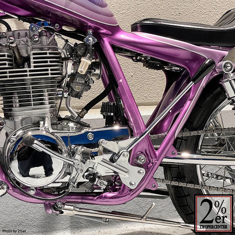 ミッドハイ ジョッキーシフトキット クローム SR400 500 フルキット LAWEED_CL