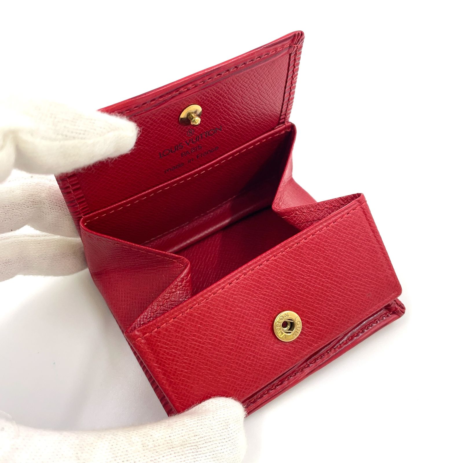【美品】ルイヴィトン エピ ポルトモネ ポワット レッド M63697 楽天市場】【財布】 LOUIS VUITTON ルイ ヴィトン エピ