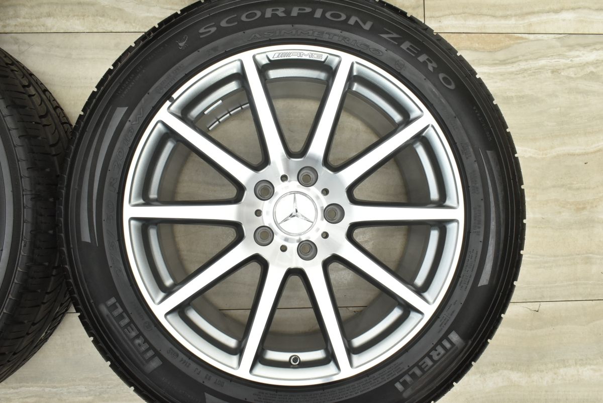 送料無料、限定数の新入荷!! 新車外し メルセデスAMG W463A Gクラス G63 純正 20in 9.5J 35 PCD130 ピレリ スコーピオンゼロ 275 50R20 ベンツ ゲレンデ 納車外し
