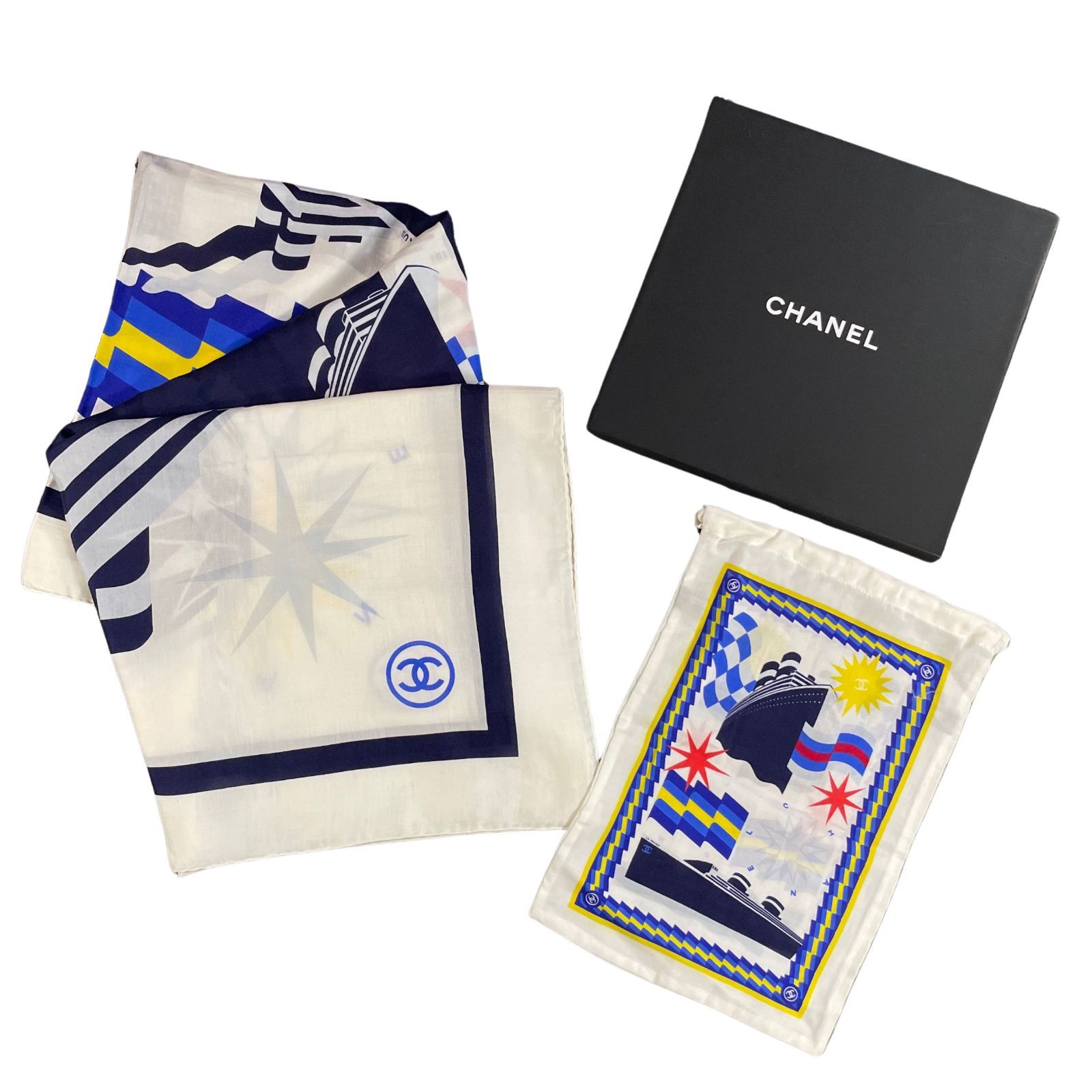 新品未使用】CHANEL シャネル 大判パレオ レディース ストール